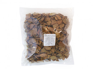 Ресторанные гренки с холодцом и хреном: Гренки черные со вкусом сметаны и лука