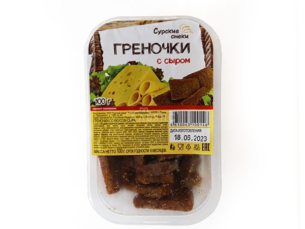 Сурские гренки со вкусом Сыра (100 гр) в Таганроге