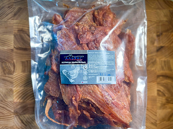 Мясо (АЛЬЯНС) вяленое курица 500гр "С халапеньо" в Таганроге