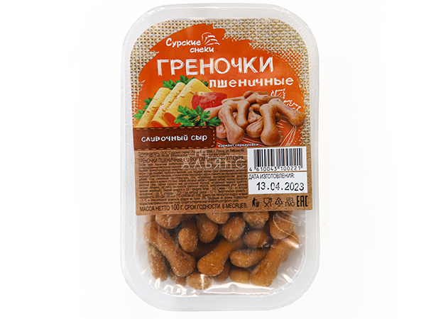 Сурские (ПШЕНИЧНЫЕ) Сливочный сыр (100 гр) в Таганроге