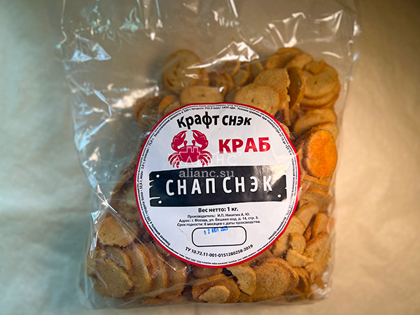 Снапсы ПШЕНИЧНЫЕ "Краб" в Таганроге