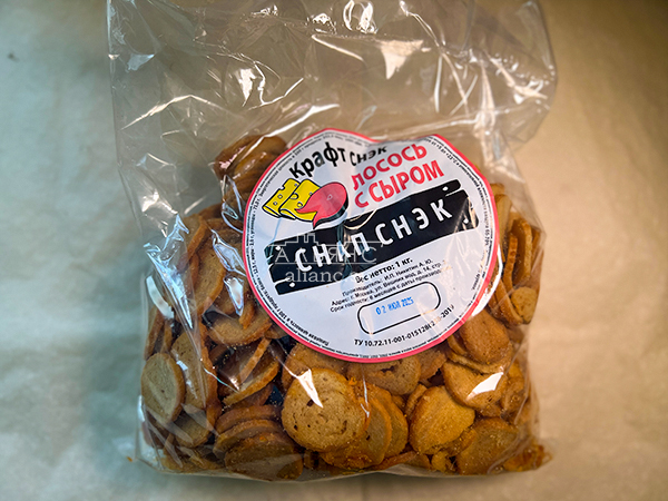 Снапсы ПШЕНИЧНЫЕ "Лосось с сыром" в Таганроге