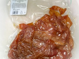 Горбуша стейк: Мясо Чипсы куриные 