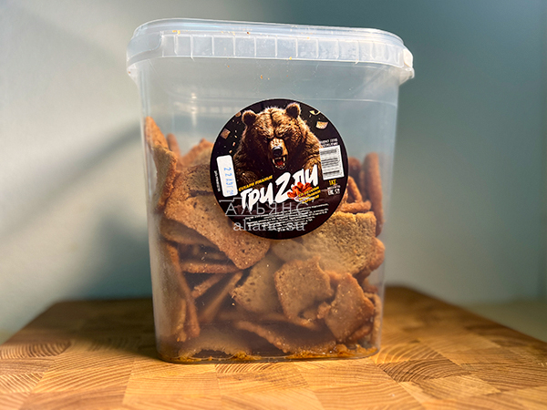 Ведро Ржаные гренки со вкусом Крылышки Барбекю (1 кг) в Таганроге