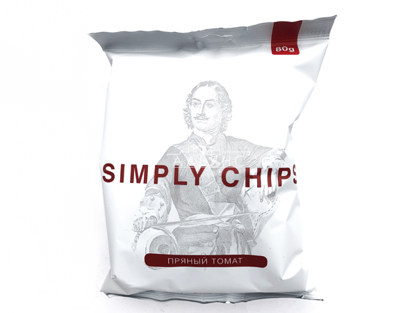 Картофельные чипсы "Simple chips" Пряный томат 80 гр. в Таганроге